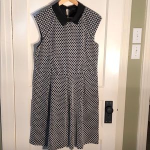 Ann Taylor collard sleeveless dress